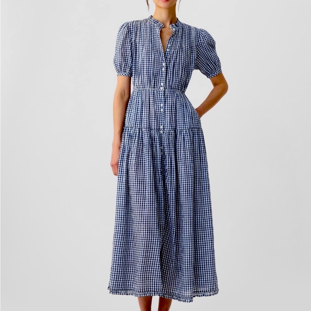 Gap x Doen Gingham Maxi Dress